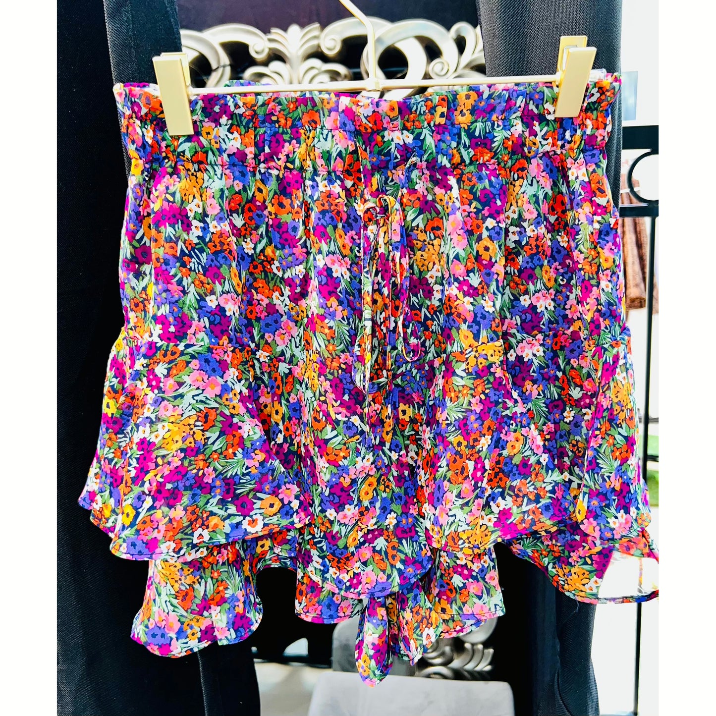FLORAL MINI SKORT