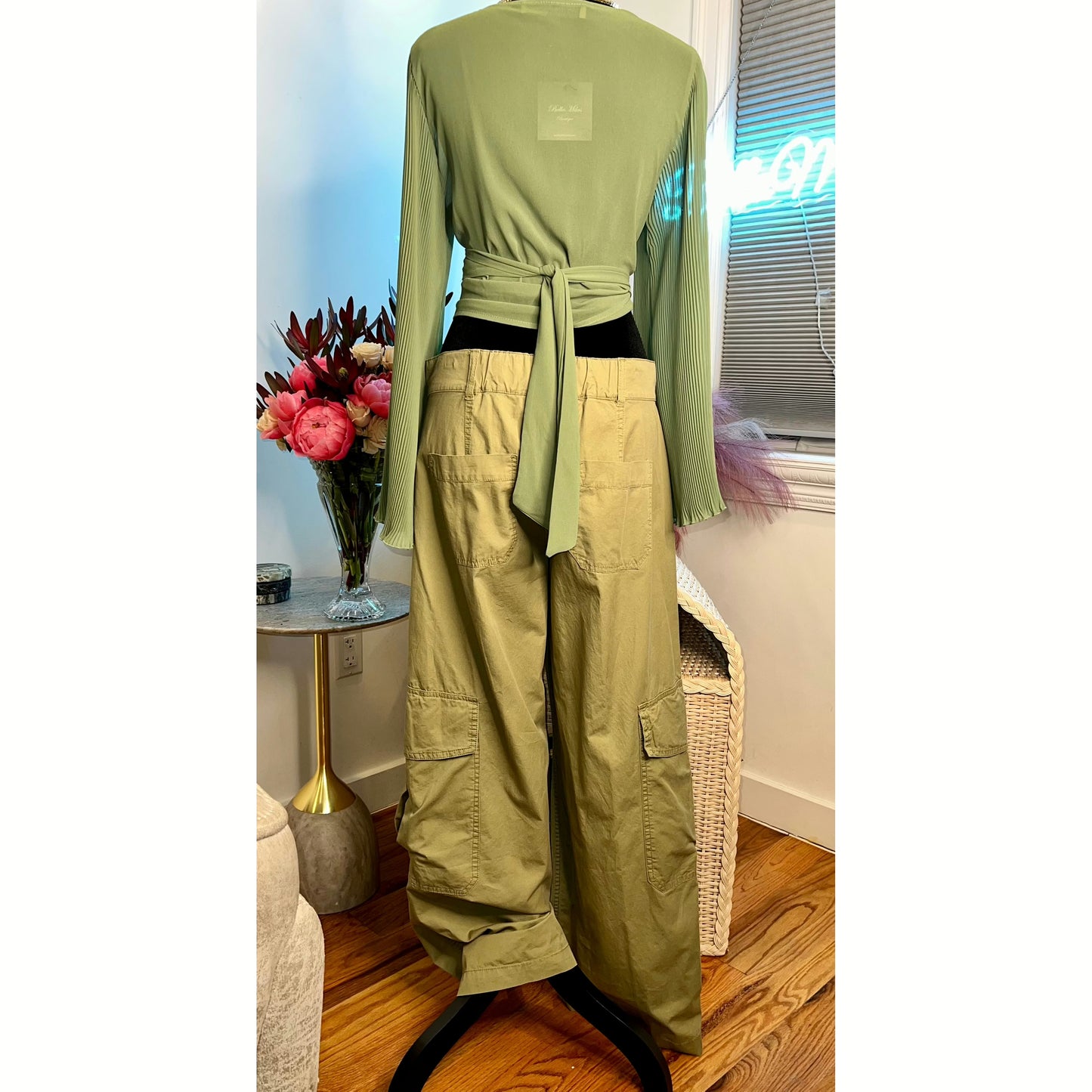 WIDE LEG CARGO PANT
