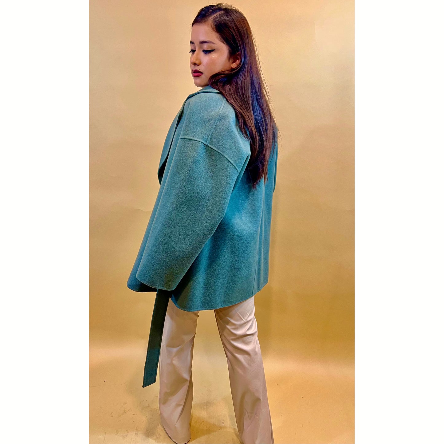 WOOL WRAP COAT