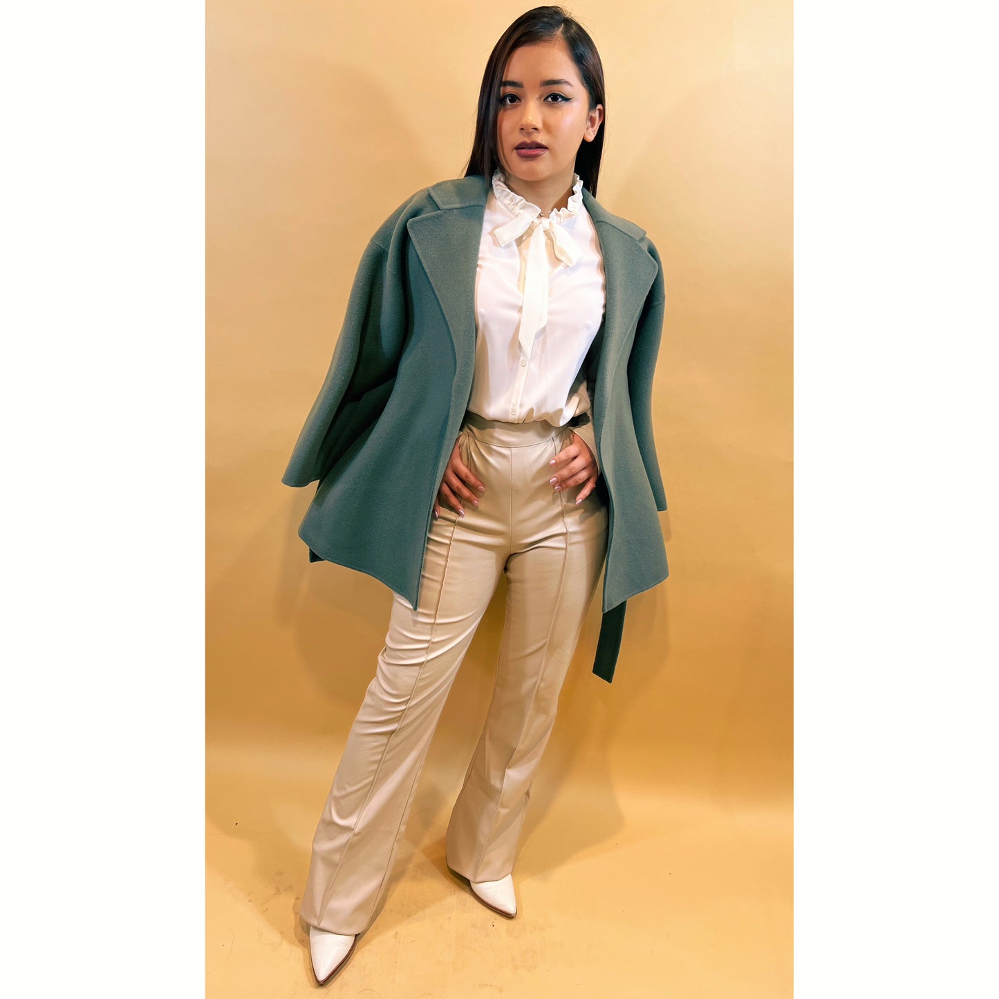 WOOL WRAP COAT